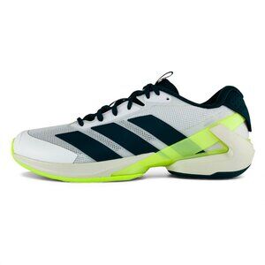 adidas Adizero Ubersonic 5 White Green Men's Tennis Pickleball Shoes JR2714